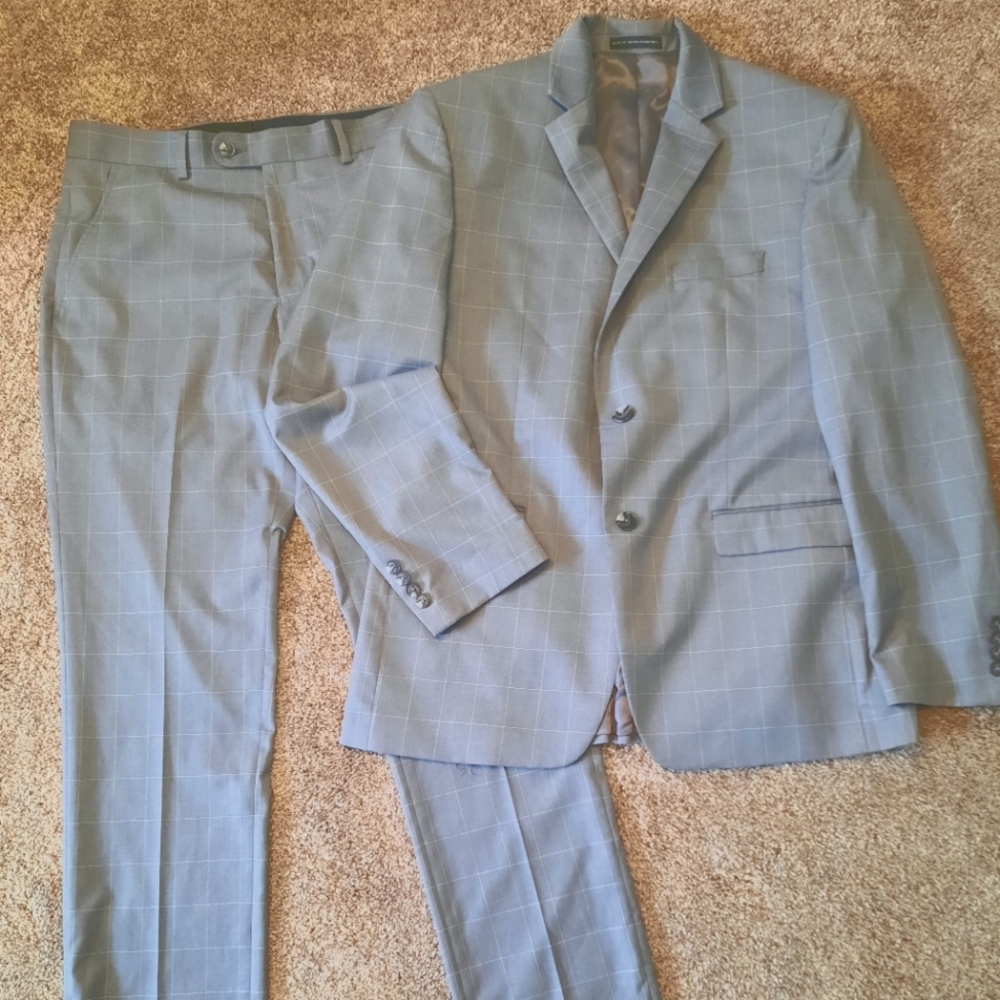 Perry Ellis Portfolio Men's Suit 42R  Gray